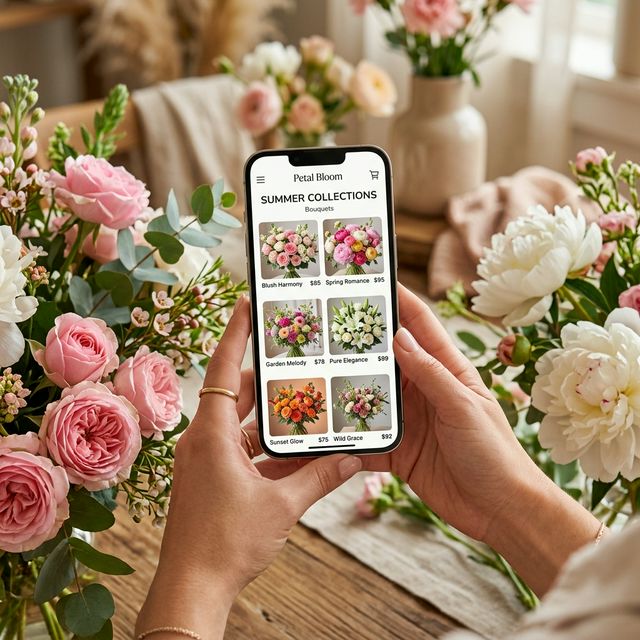 Каждый гость заказывает букет